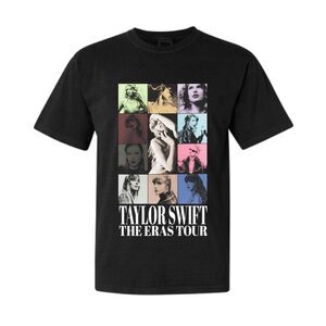 Taylor Swift Black Eras Tour Graphic Tee
